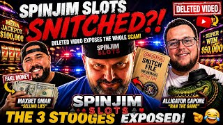 SPINJIM SLOTS SNITCHED?! Deleted Video Exposes MaxBet Omar & Alligator Capone Gambling Scam