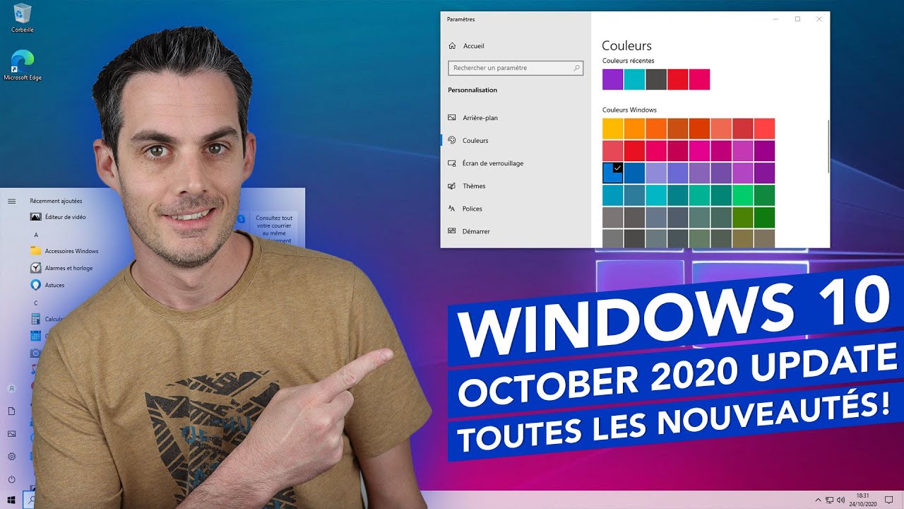 Windows 10 October 2020 Update (20H2) : Toutes les nouveautés ! - YouTube