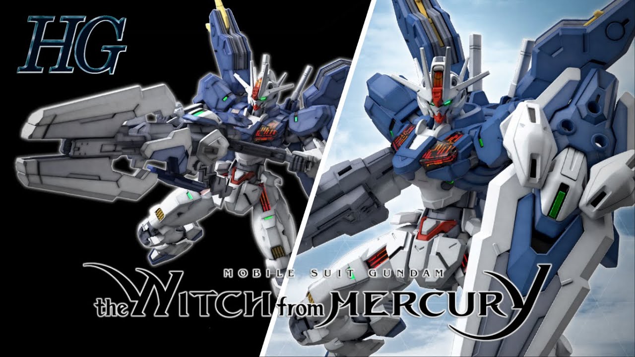 GUNDAM AERIAL REBUILD HG 1/144, Mobile Suit Gundam: The Witch from
