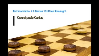 Aprisionamento de Dama #warcaby #checkersnotchess #lidraughts #lidraug