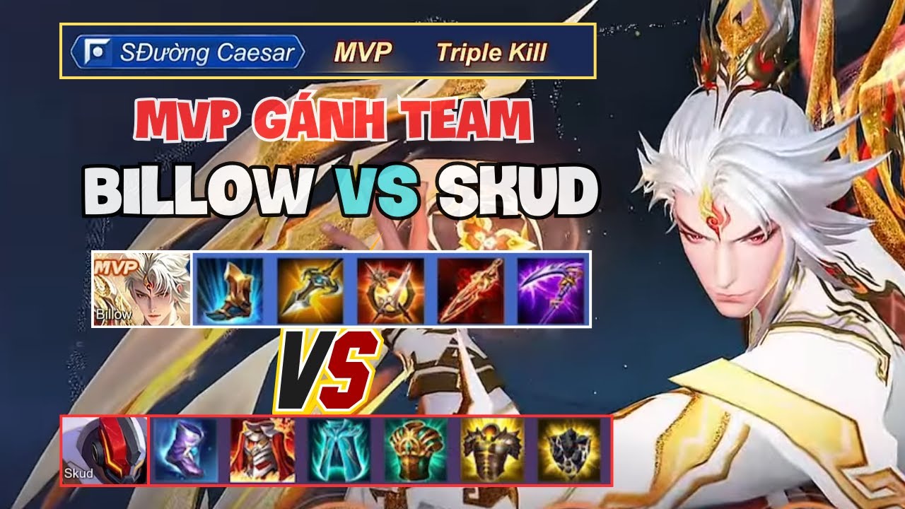 Top Billow Đối Đầu Skud - Cân 2 Từ Đầu Game Lấy MVP Mãn Nhãn - Liên Quân