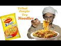 Tribal People Try Noodles For the First Time