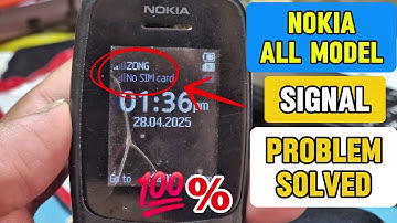 Nokia 106 network problem || All Nokia signal weak problem solved