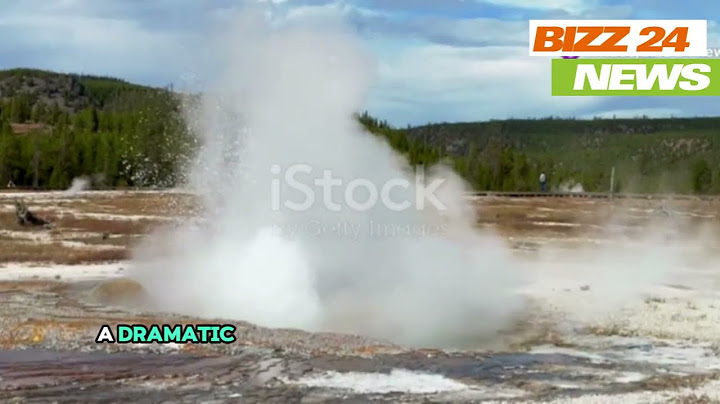 Yellowstone geyser explodes, debris thrown in air as tourists metres away run for safety