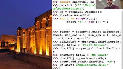 OpenPyXL Charts no audio