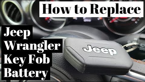 How to Replace 2021 Jeep Wrangler Key Fob Battery | JL