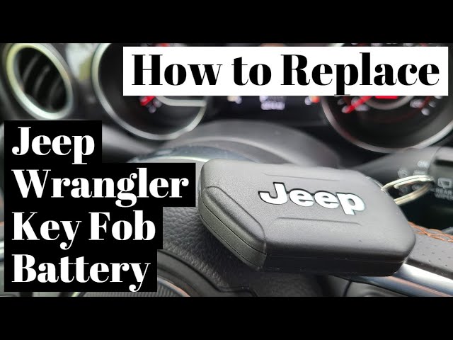 How to Replace 2021 Jeep Wrangler Key Fob Battery | JL - YouTube