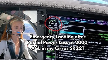 Emergency Landing after Partial Power Loss at 2000