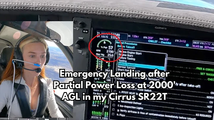 Emergency Landing after Partial Power Loss at 2000' AGL in my Cirrus SR22T