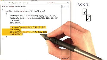 Intro to Color - Intro to Java Programming