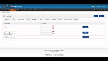 Custom Product Fields v2 for OpenCart