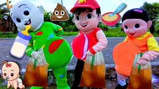 Drama Badut SquidGame Boboiboy Jagain Bayi Lucu Cocomelon S@kit Perut Gendut Kebanyakan Es Teh Jumbo