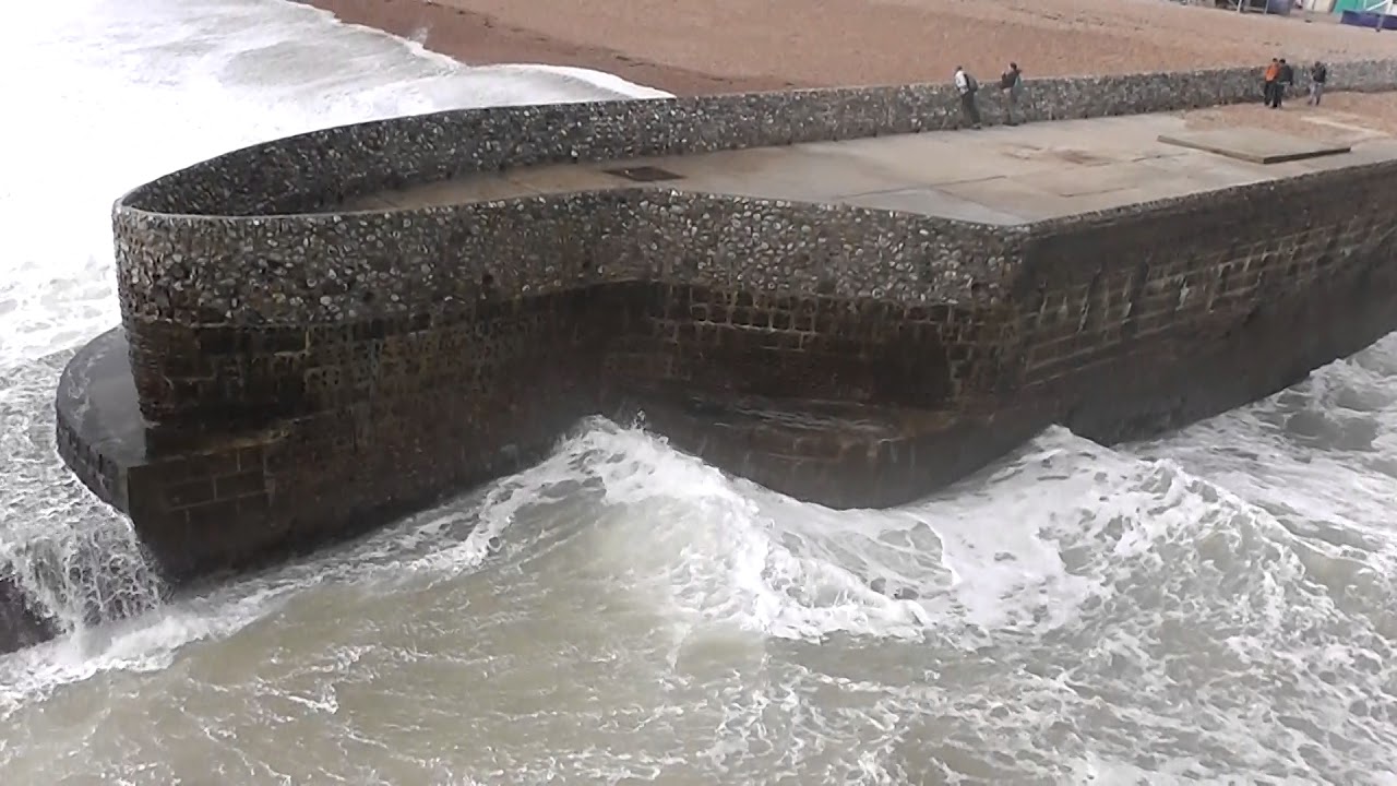 the end of storm Aileen  brighton uk