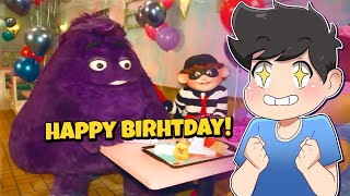 PUMUNTA KO SA BIRTHDAY NI GRIMACE | Grimace Birthday