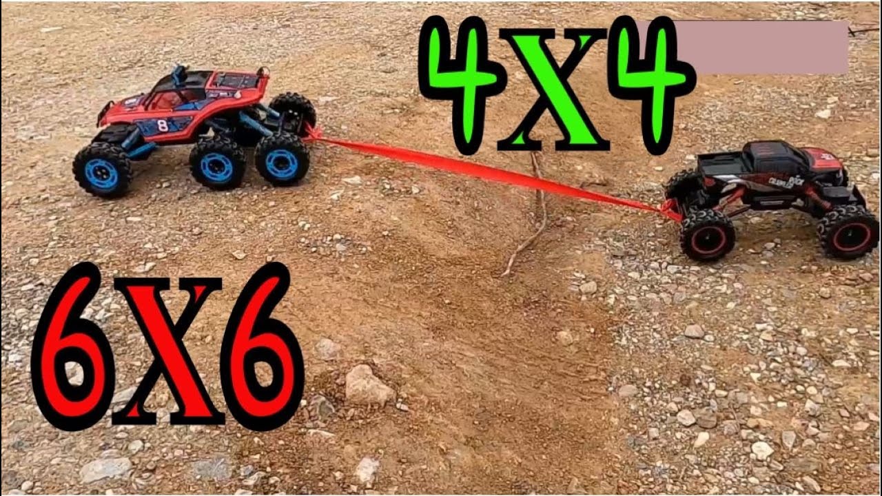 🔥💥 6X6 VS 4X4 MONSTER TRUCKS! | CARTOKIO4 - YouTube