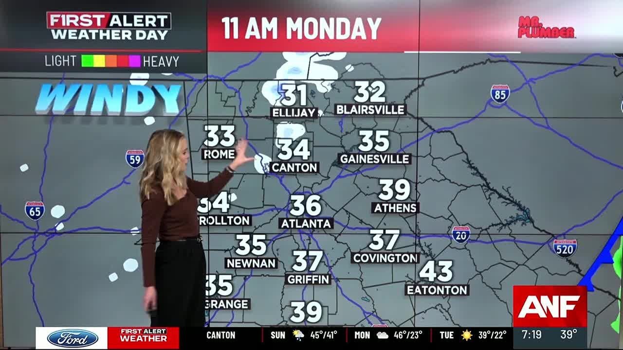 First Alert Weather Day: On and off rain today, cold rushes in tomorrow ...