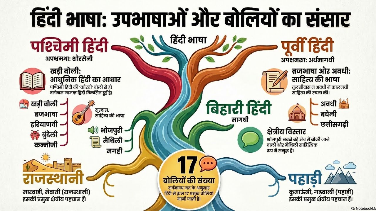 हिंदी भाषा और बोली | complete theory | MCQ | Hindi language | बोलियां | हिंदी संविधान 