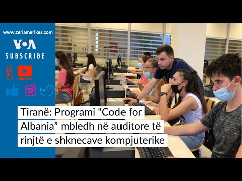 Tiranë: Programi “Code for Albania” mbledh në auditore të rinjtë e shknecave kompjuterike