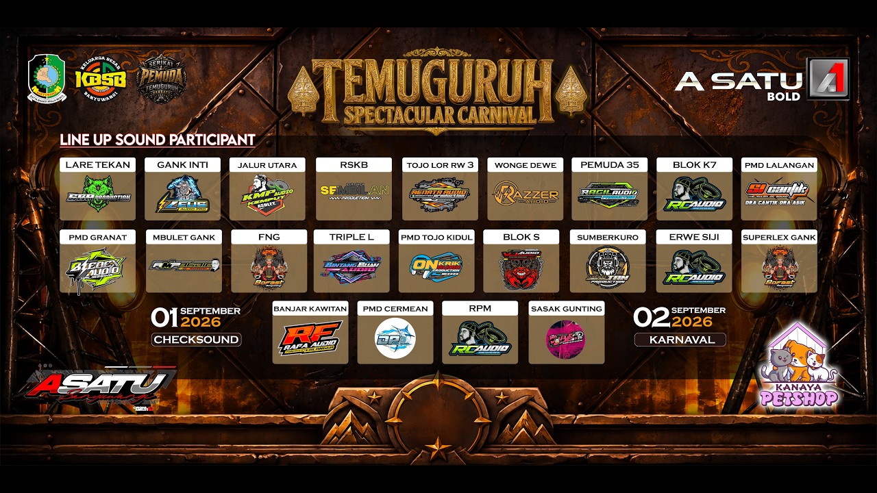 LIVE TEMUGURUH SPECTACULER CARNIVAL 2026
