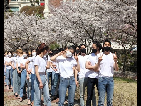 모델지망생들의 신나는 벚꽃워킹