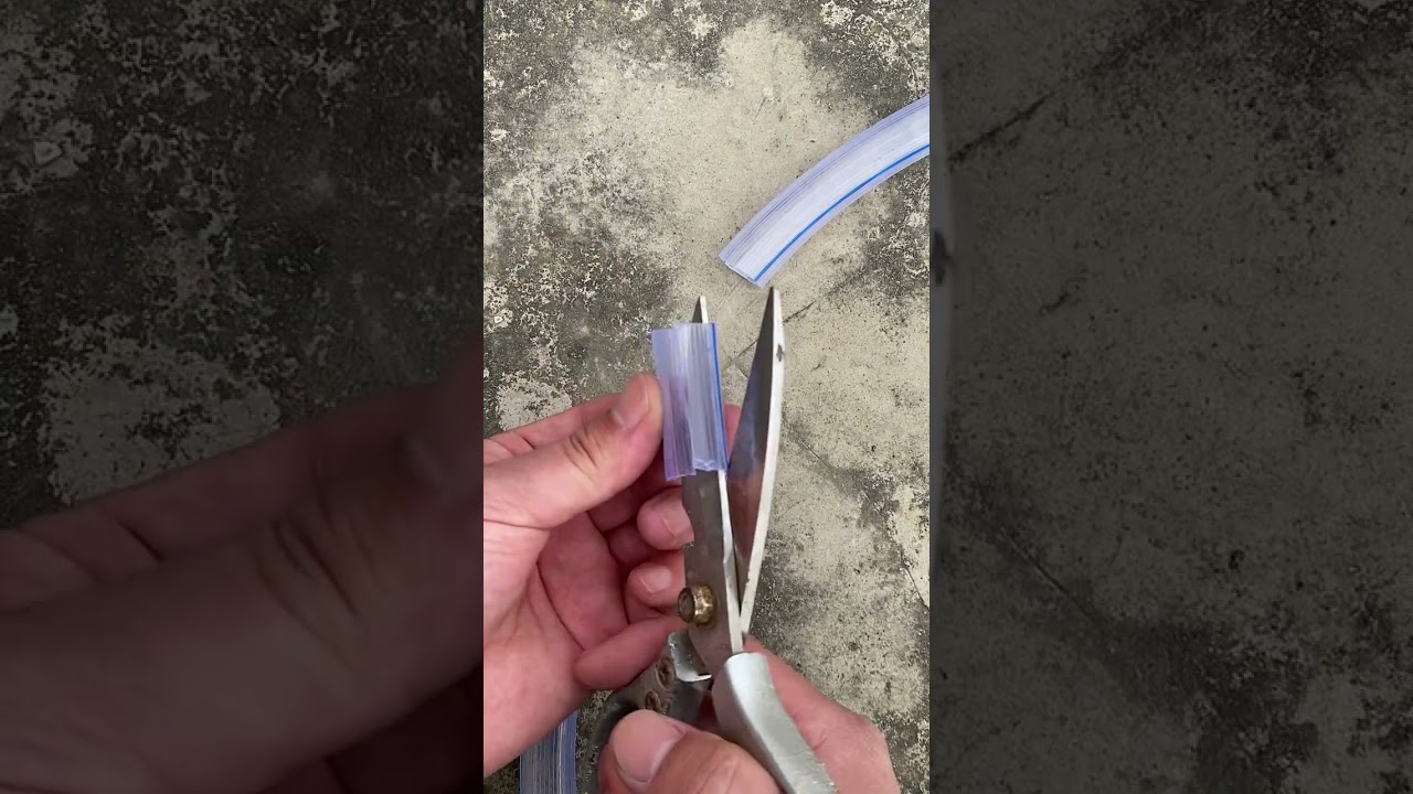 How do you connect this blue flexible tube? Look at this amazing connection method!