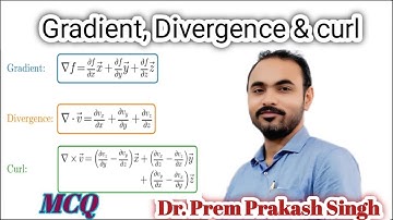MCQ on Gradient, Divergence & Curl