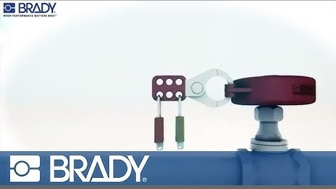 Brady Lockout Tagout Device Movie: Gate valve lockout