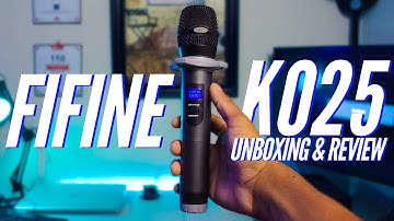 Fifine K025 Microphone Review!