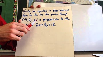 4-4: Parallel and Perpendicular Lines (8th Grade)