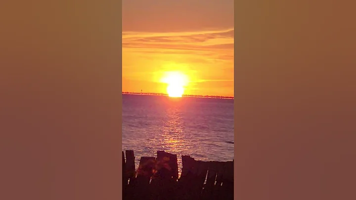 Election day Sunset on the Great South Bay, Long I...