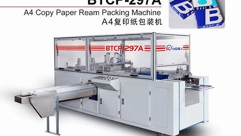 Semi Automatic A4 Paper Ream Wrapping Machine
