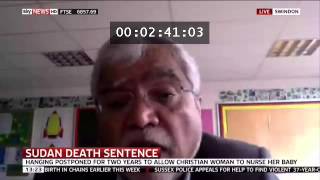 SKY NEWS MUKESH KAPILA INTERVIEW ON SUDAN AND MIRIAM  DEATH SENTENCE