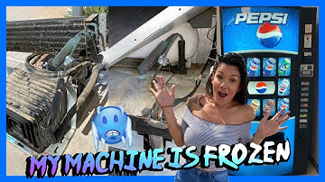 How to replace your REFRIGERATION SYSTEM in your VENDING MACHINE (Dixie Narco 501E cooling deck)