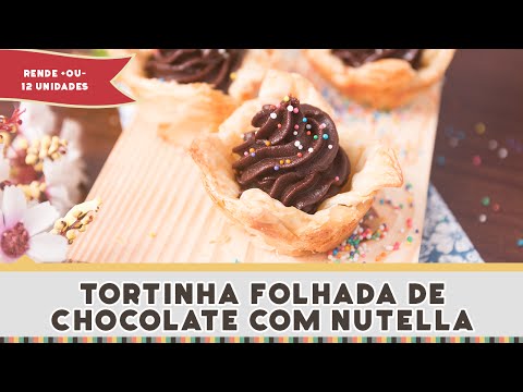 Tortinha de Chocolate com Nutella - Receitas de Minuto EXPRESS #187