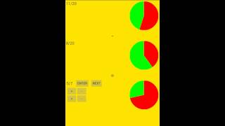 Android app "fractions" to learn using a visual model screenshot 5