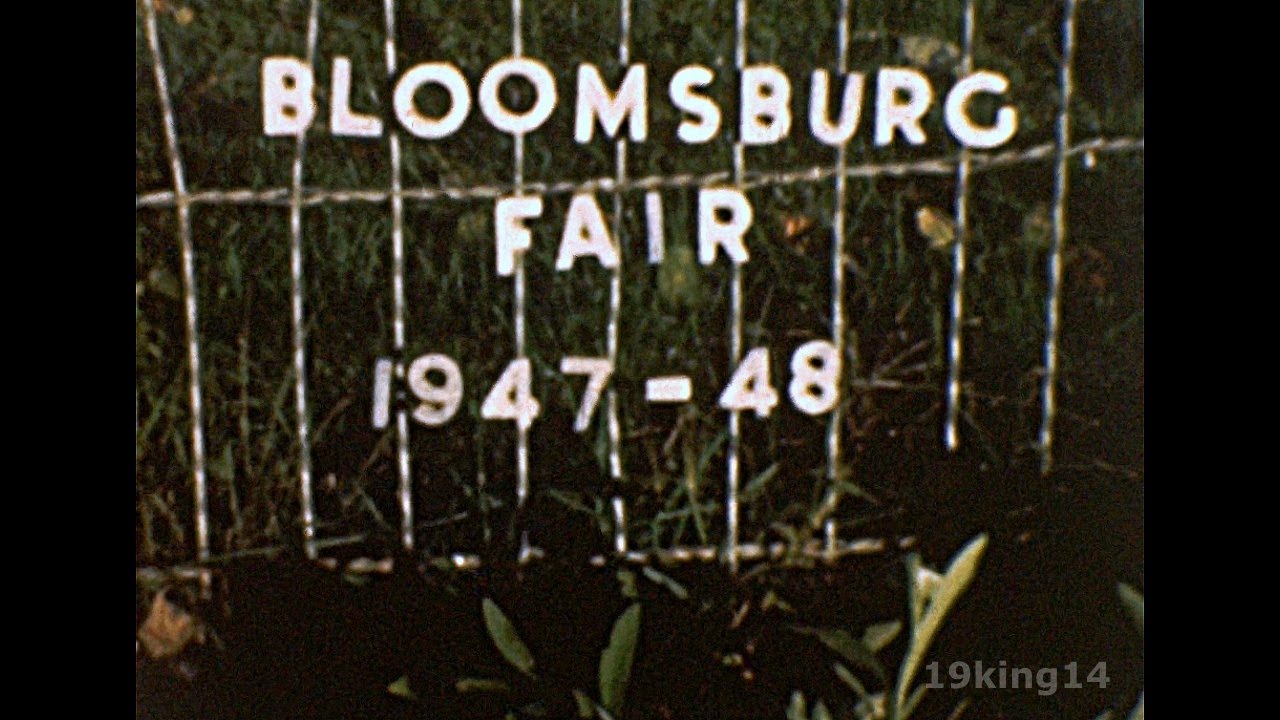 1947 - 48 Bloomsburg Fair - Pennsylvania