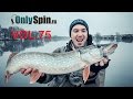 Джиговая позднеосенняя ловля на реке  #OnlySpin