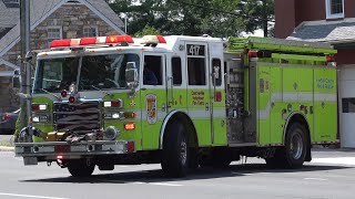 Centreville Volunteer Fire Department Engine 417B Responding