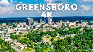Greensboro, NC, USA 🇺🇸 4k ULTRA HD Drone Footage