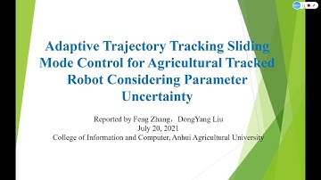 Adaptive Trajectory Tracking Sliding Mode Control for Agricultural Tracked Robot