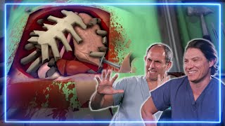 ER Doctors React to Mortal Kombat Fatalities and Surgeon Simulator | Experts React