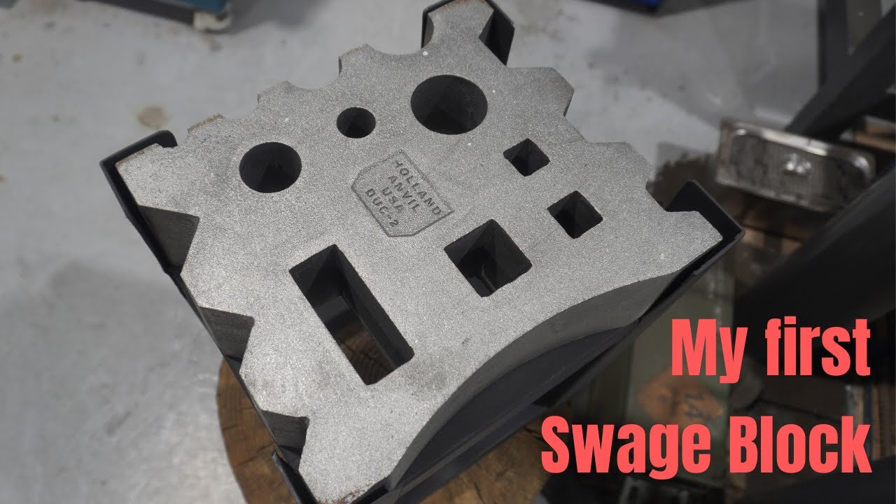 Swage Block Using My first Swage Block Setup / 스웨이지 블록 (평모루) 설치 - YouTube
