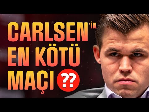 Magnus Carlsen 3.HAMLEDE FİL KAZANDI Ama MAÇI KAYBETTİ! MAGNUS CARLSEN'in EN KÖTÜ MAÇI MI BU??