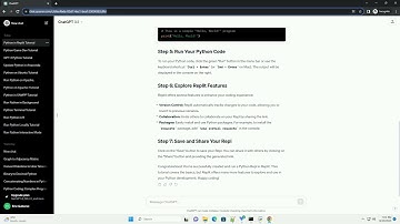 how to use python in replit