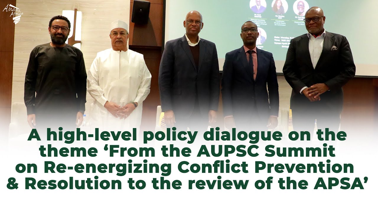 From the AUPSC Summit on Re-energizing Conflict Prevention & Resolution to the review of the APSA