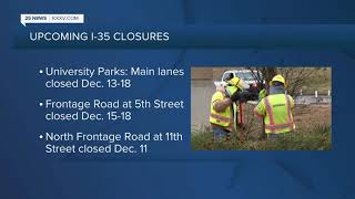 I-35 in Waco to see a mainlane shift starting 2020