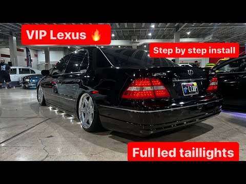 Vip Lexus ls430 full led taillights install