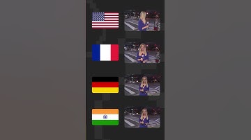 Boy and reporter meme in four languages