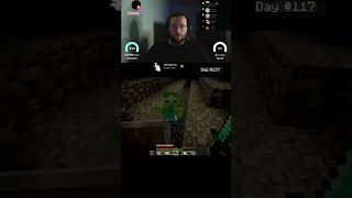 Zombie Glitch That Broke My Brain #minecraft #shorts #funny