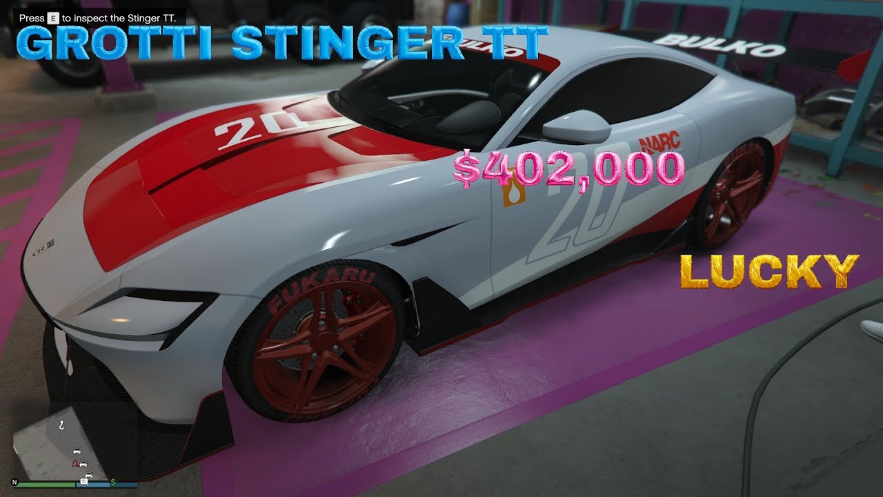 GTA V Salvage Yard, Export Vehicle, Selling the Grotti Stinger TT